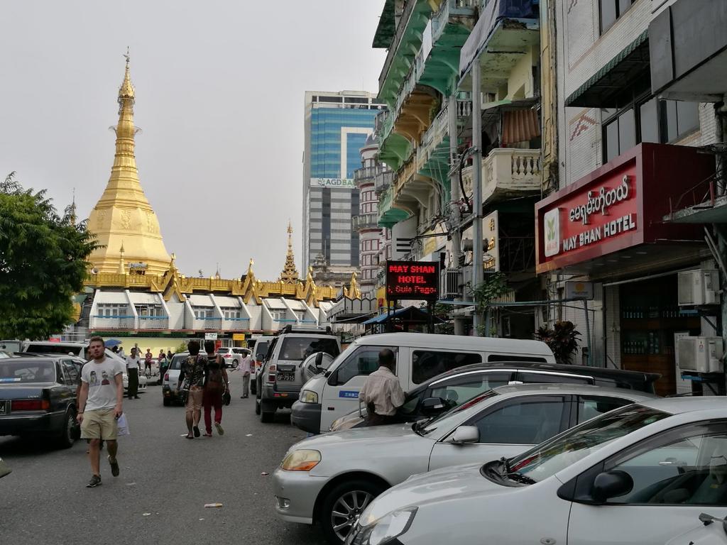 May Shan Hotel Yangon Dış mekan fotoğraf