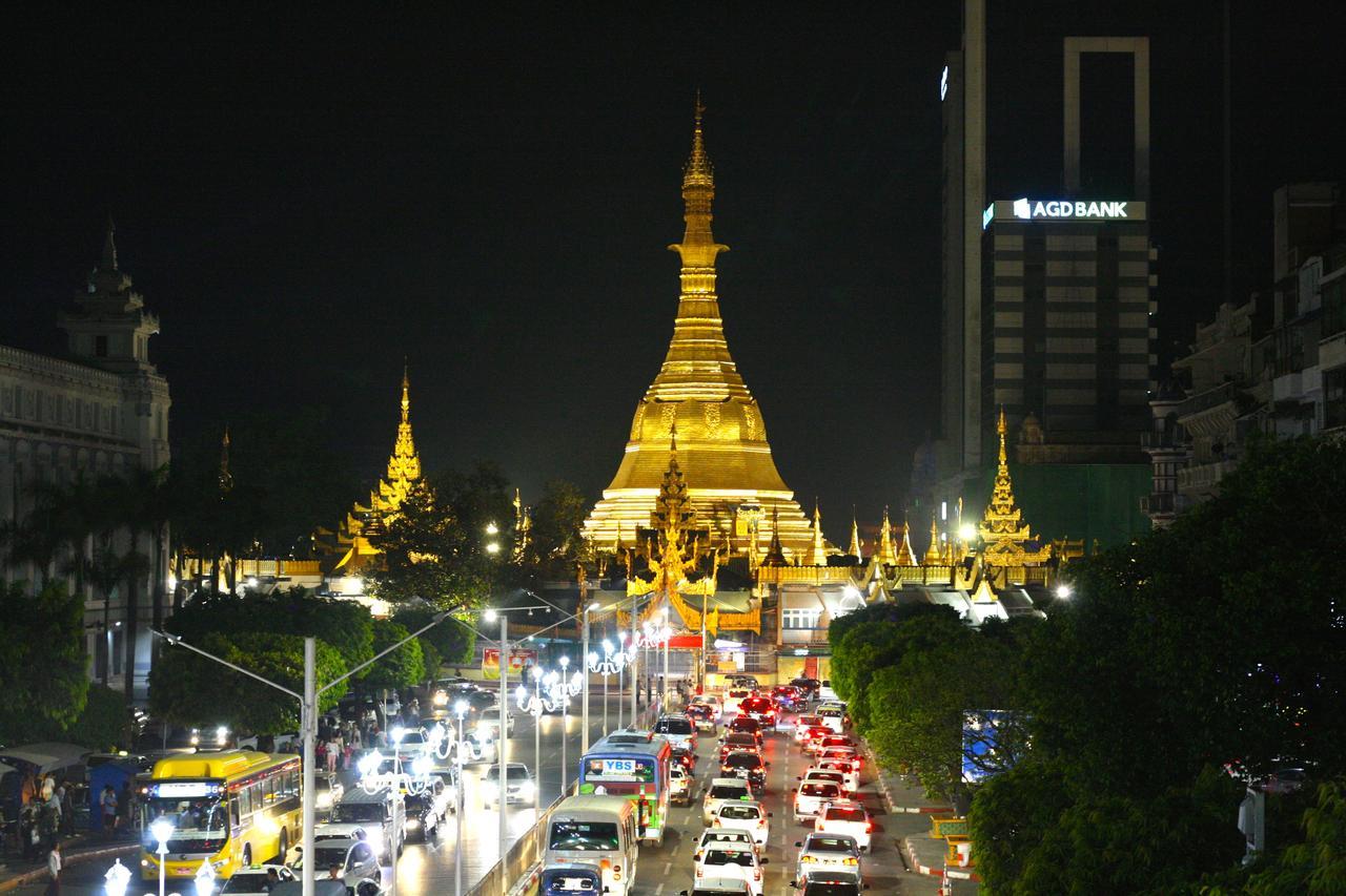 May Shan Hotel Yangon Dış mekan fotoğraf
