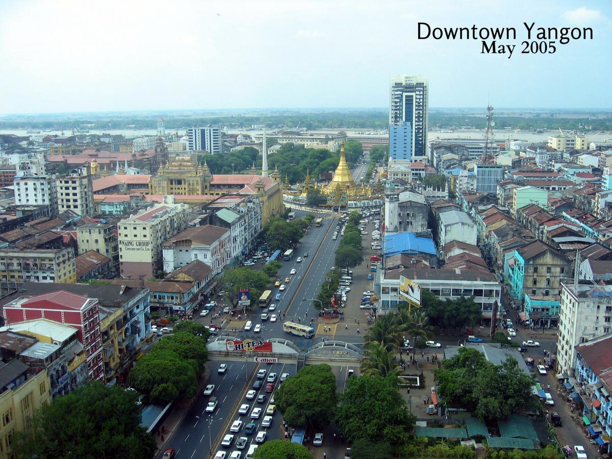 May Shan Hotel Yangon Dış mekan fotoğraf
